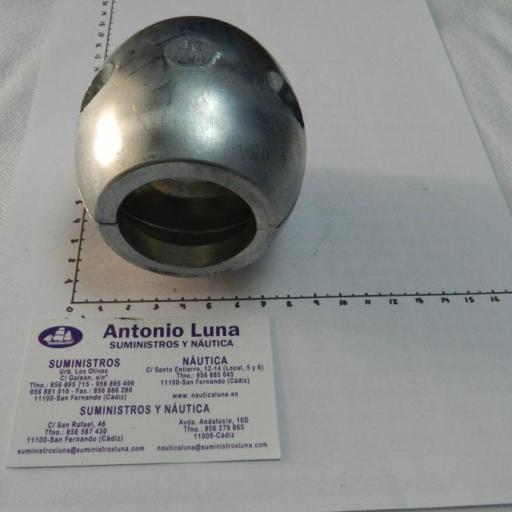 Ánodo de zinc collarín de eje de 45 mm Tecnoseal [1]