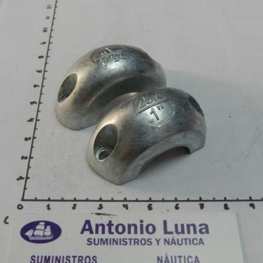 Ánodo de zinc para eje collar plano 1" (25,4 mm) Tecnoseal [2]