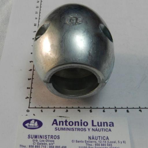 Ánodo de zinc collarín de eje de 35 mm Tecnoseal [1]