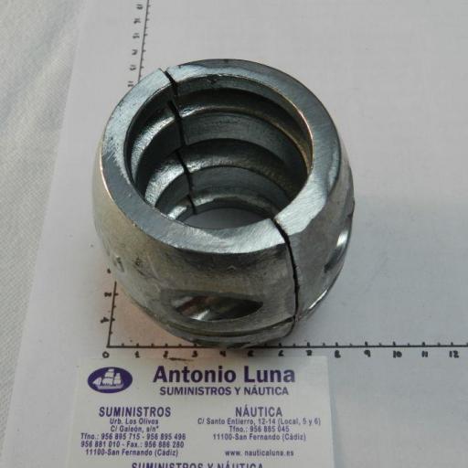Ánodo de zinc collarín de eje de 50 mm Zineti [1]