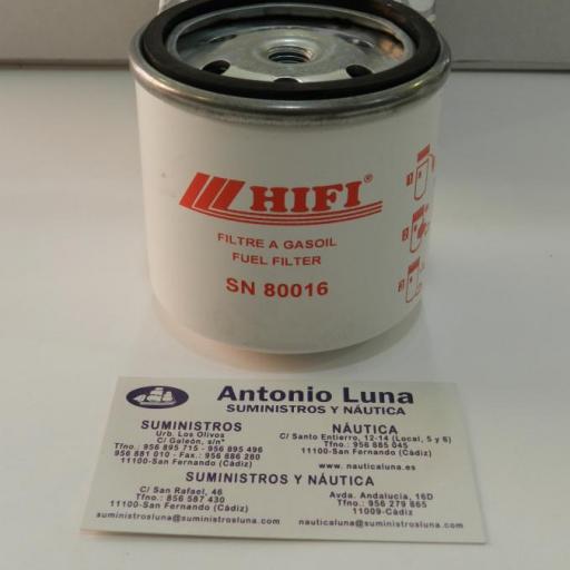 Filtro de gasoil (equivalente Sole Mini 48) SN 80016 Hifi-Filter [1]