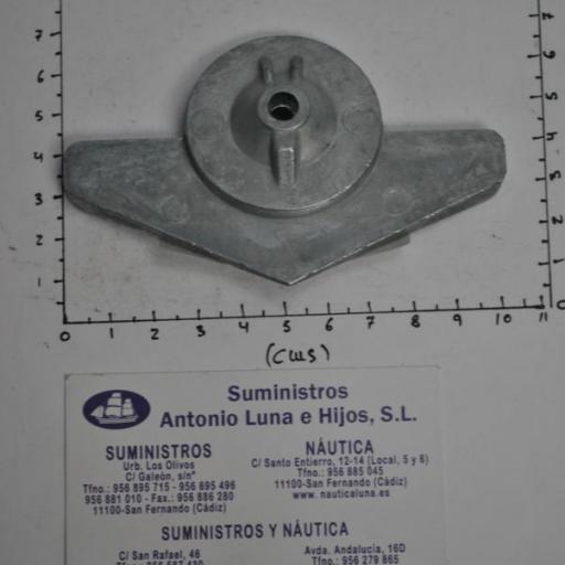 Ánodo de zinc (equivalente 6E8-45251-02 Yamaha) Tecnoseal