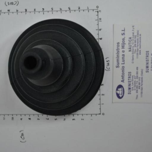Fuelle de goma empotrable negro 109 mm Nuova Rade [1]