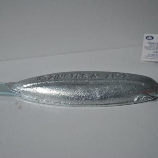 Ánodo de zinc (tipo pez) para soldar de 2 kg Zineti