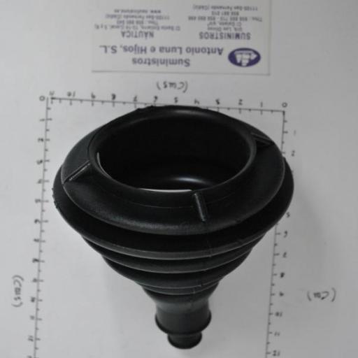 Fuelle de goma empotrable negro 109 mm Nuova Rade [2]