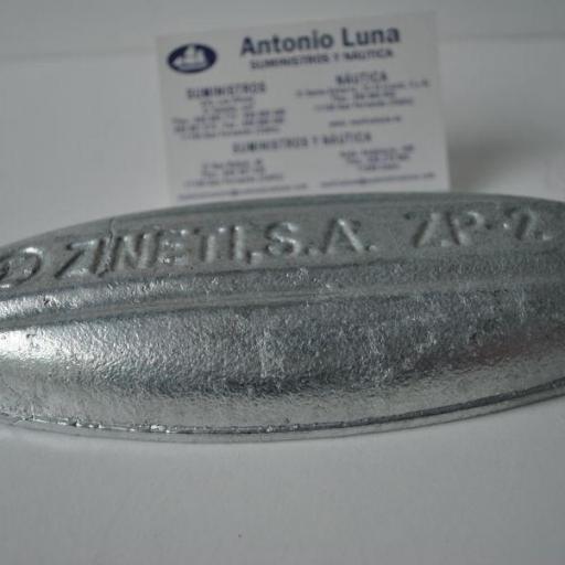 Ánodo de zinc (tipo pez) para soldar de 2 kg Zineti [2]