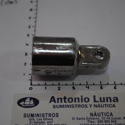 Terminal de capota inox-316 para tubo de 22 mm [1]