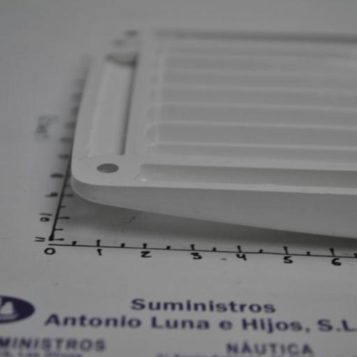 Rejilla de ventilación rectangular Top Line de plástico blanca de 206 x 106 mm Nuova Rade [2]