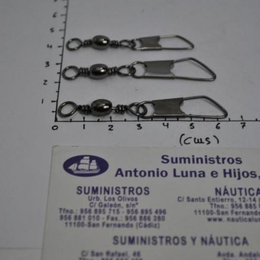 Torniquetes (giratorios) bronceados (sobre de 12 ud) con imperdible Lineaeffe [2]