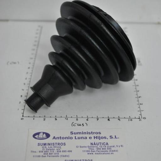 Fuelle de goma empotrable negro 109 mm Nuova Rade [4]