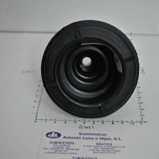 Fuelle de goma empotrable negro 109 mm Nuova Rade [5]