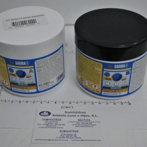 Kit de masilla epoxi SADIRADUR 500ml + 500ml Sadira [6]