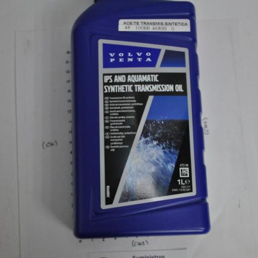 Aceite de transmisión sintética de 1 litro (SAE 75W-90) para colas IPS y Aquamatic original Volvo [5]