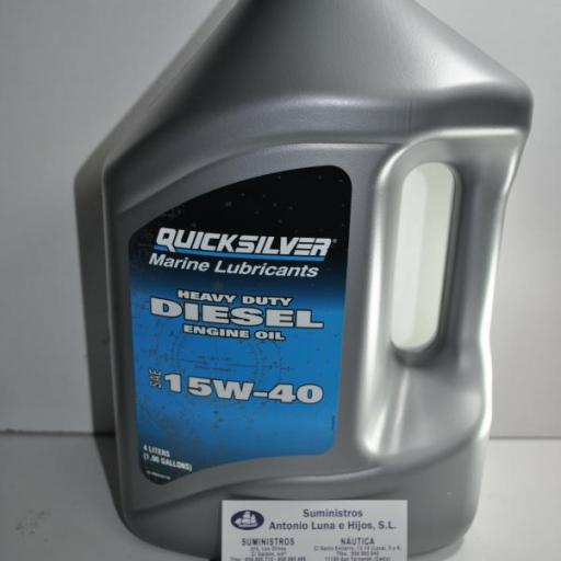 Aceite de motor diesel (gasoil) 15W-40 de 3,78 lt Quicksilver [3]