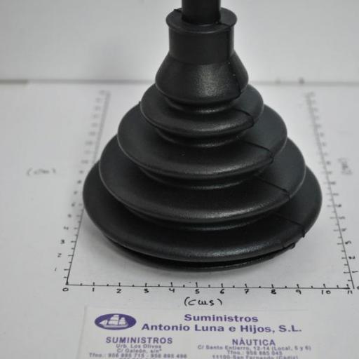 Fuelle de goma empotrable negro 109 mm Nuova Rade [6]