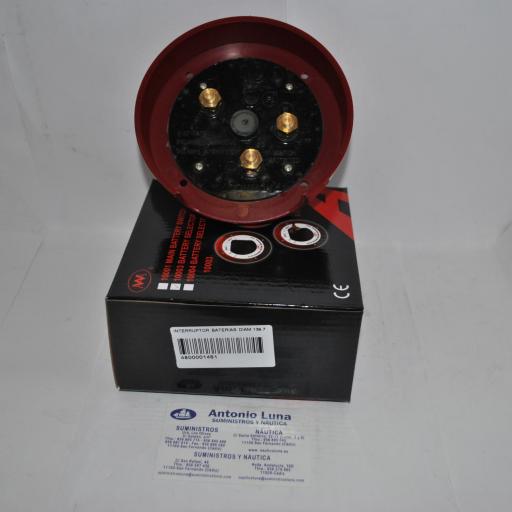Selector/Desconectador de baterias 12V 250A rojo AAA [1]