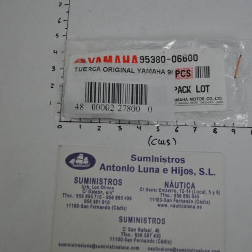 Tuerca 95380-06600 original Yamaha [2]