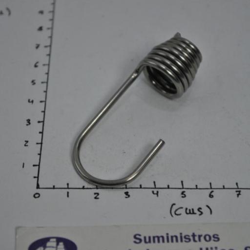 Gancho de acero inoxidable AISI-316 para cabo elástico