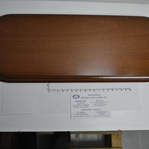 Peana ovalada de madera de 35 x 16 cm [2]