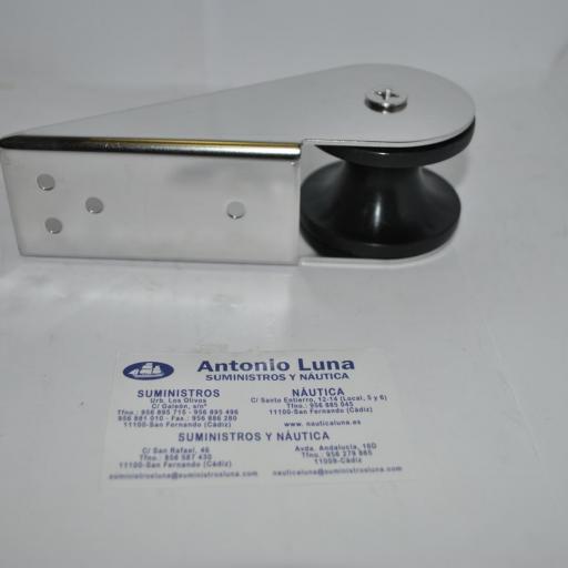Puntera de proa (cojinete ancla) fija inox-304 de 165 mm x 50 mm Lalizas [1]