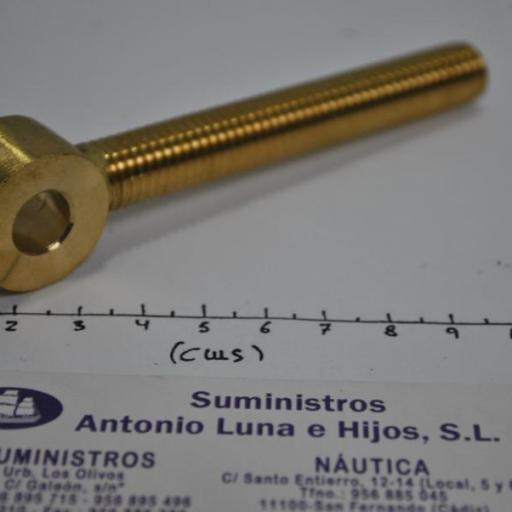 Tornillo con ojo Din-444 de latón de M12 x 95 mm [7]