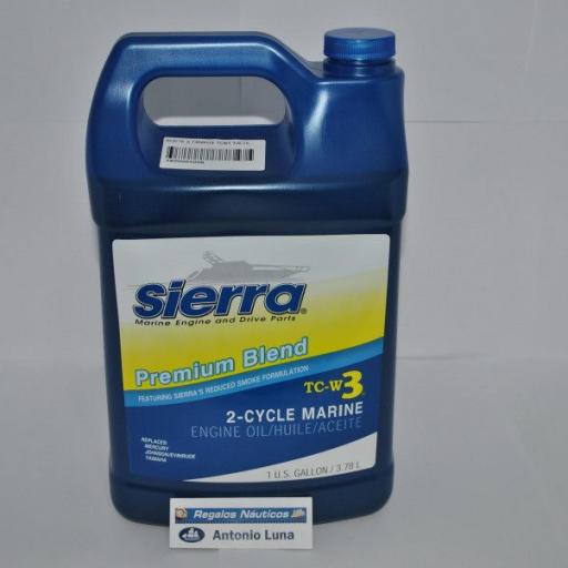 Aceite para motor 2T (TC-W3) 3,78Lt Sierra