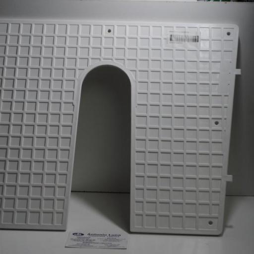 Protector exterior de espejo de popa blanco de 430 mm x 350 mm [3]