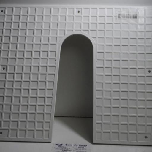 Protector exterior de espejo de popa blanco de 430 mm x 350 mm [0]