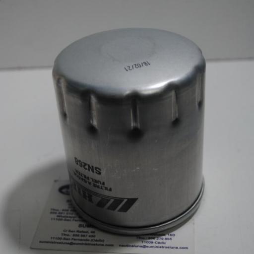 Filtro de gasoil (equivalente 970622350 Nanni Diesel) Hifi Filter [2]