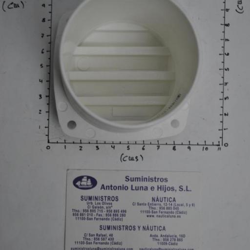 Rejilla de ventilación con adaptador para tubo de 75 mm Roca [4]