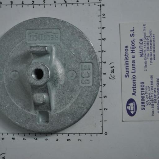 Ánodo de zinc (equivalente 6CE-45373-00 Yamaha) RecMar