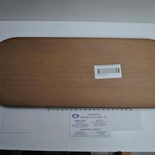 Peana ovalada de madera de 35 x 16 cm [4]