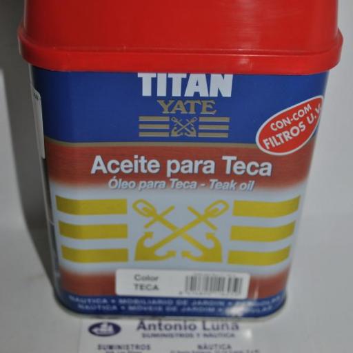 Aceite para teca Titan Yate 750 ml.(color teca) [1]