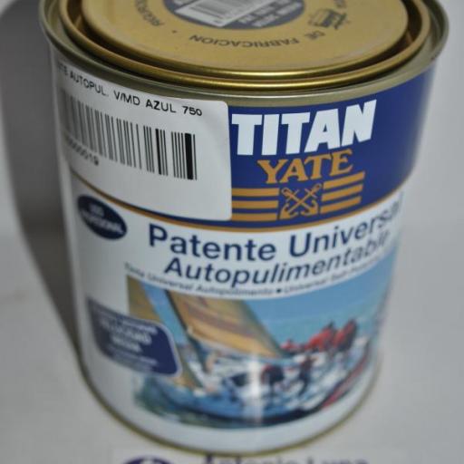 Patente autopulimentable (velocidad media) azul intenso 750ml Titan Yate [2]