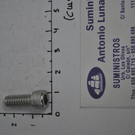 Tornillo cabeza allen Din-912 acero inoxidable A4 (AISI-316) de rosca UNC [1]