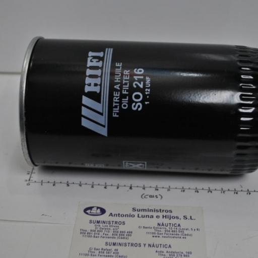 Filtro de aceite (equivalente 190.24.051 Sole Diesel) Hifi [5]