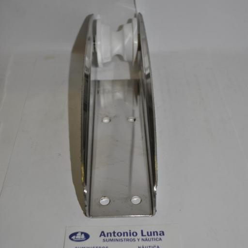 Puntera de proa (cojinete ancla) fija de 250 x 50 mm inoxidable Plastimo [2]