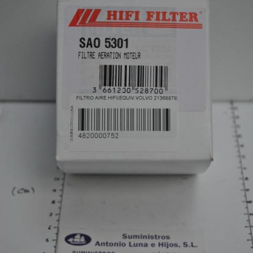 Filtro de aire (equivalente 21368879 Volvo) Hifi [1]