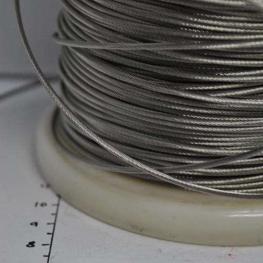 Cable de acero inoxidable AISI-316 rígido (1 x 19)  [2]