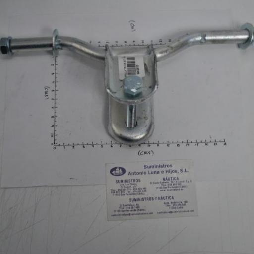Soporte de rodillo lateral elevado de 40 mm Osculati [6]