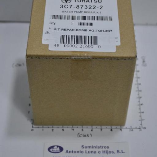Kit de reparación de la bomba de agua 3C7-87322-2 original Tohatsu [7]