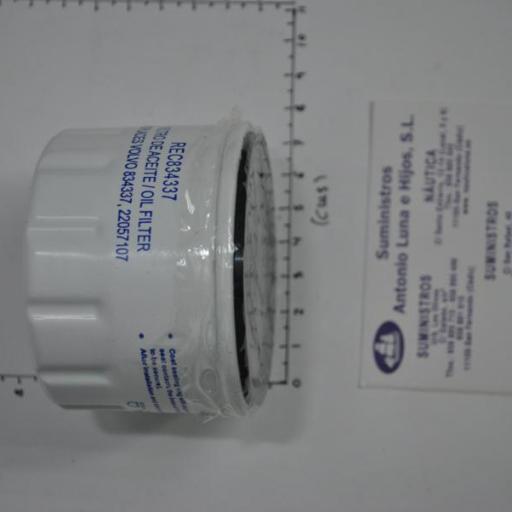 Filtro de aceite (equivalente 834337 Volvo) RecMar [4]