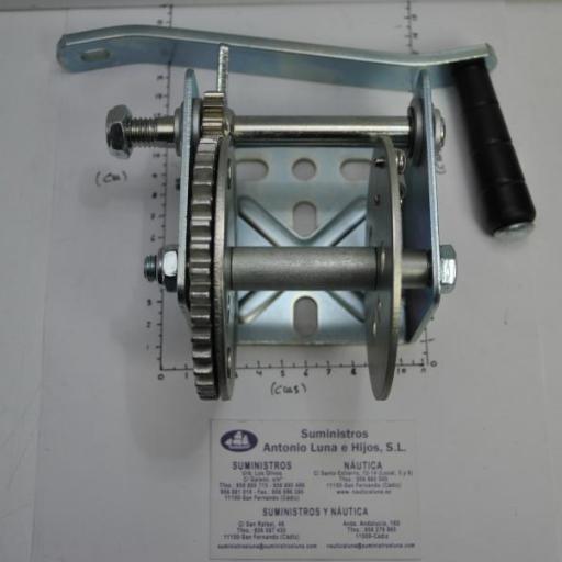 Cabrestante manual de acero zincado de 800 lb BCQ-800 [0]