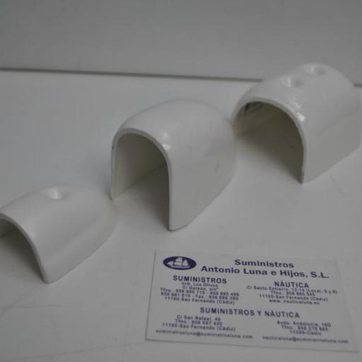 Terminal de PVC para perfil (cintón) blanco Tessilmare [4]