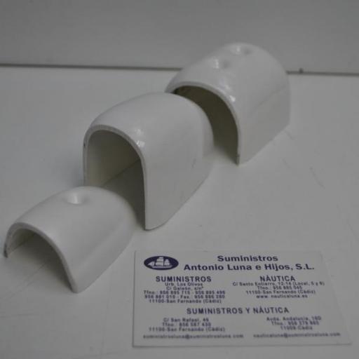 Terminal de PVC para perfil (cintón) blanco Tessilmare [5]