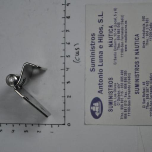 Bisagra de acero inoxidable AISI-316 de 48 x 37 mm Viadana [4]
