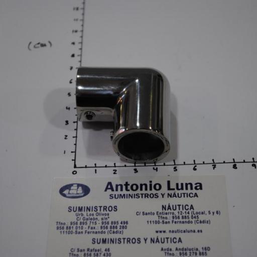 Codo de 90º inox-316 para tubo de 22 mm Imnasa
