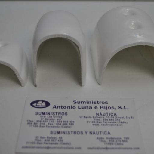 Terminal de PVC para perfil (cintón) blanco Tessilmare [0]
