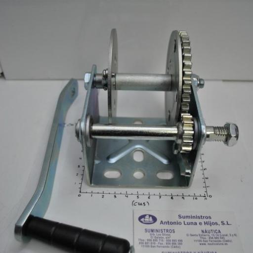 Cabrestante manual de acero zincado de 800 lb BCQ-800 [3]