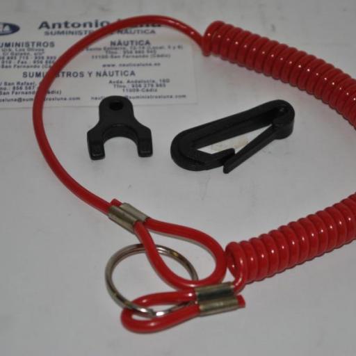 Clip de seguridad Tohatsu con cordón (Hombre al agua) Nuova Rade [1]